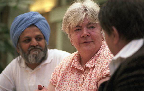 Service users make up a client council to discuss issues at a day centre