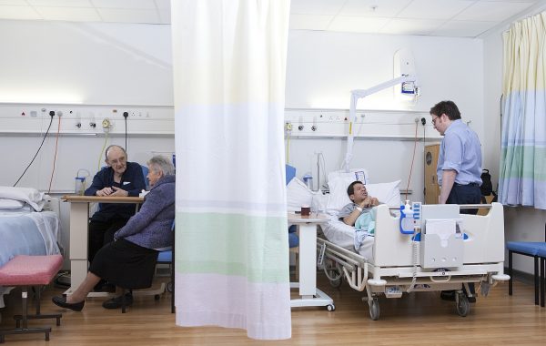 Patients on a hospital ward