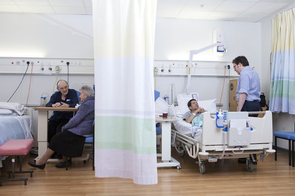 Patients on a hospital ward