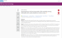Screenshot of paper titled: Exploring factors influencing quality of life variability among individuals with coeliac disease: an online survey