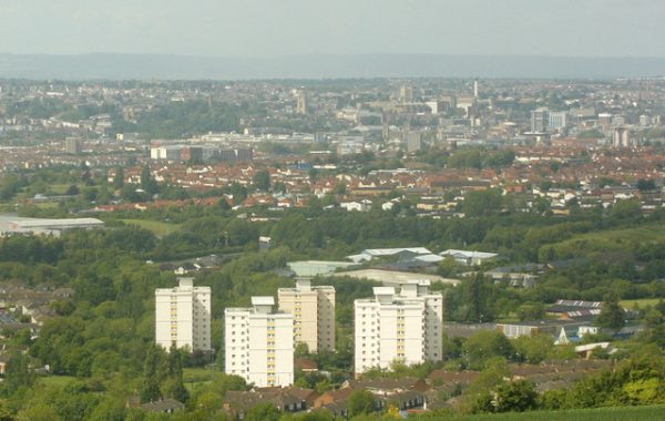 The view of Hartcliffe from Dundry