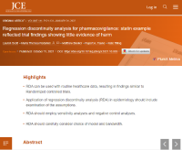 Screen shot of the statins RDA paper