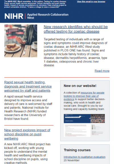 The November 2021 ARC West newsletter