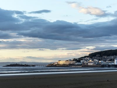 Weston-Super-Mare at dusk