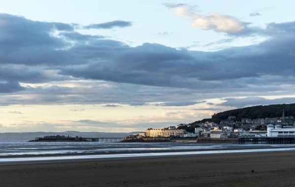 Weston-Super-Mare at dusk