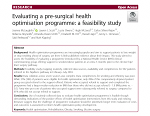 First page of journal article