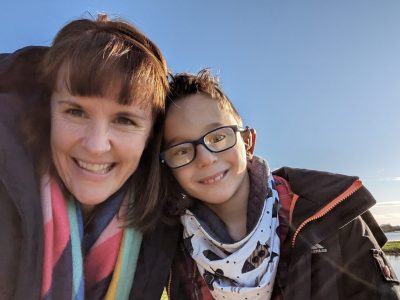 Elly Salisbury with her son Cormac, who benefitted from the PReCePT programme