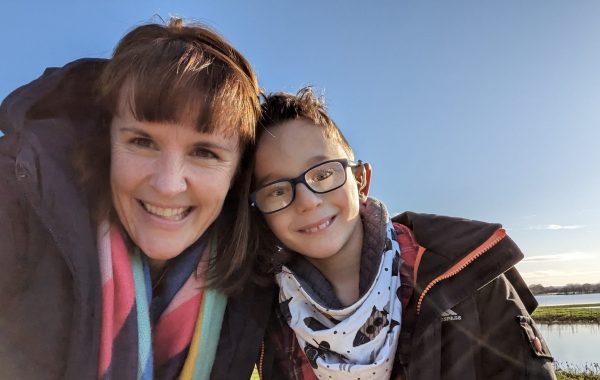 Elly Salisbury with her son Cormac, who benefitted from the PReCePT programme