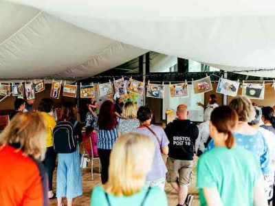 People gather for the Safe Spaces guidelines launch event