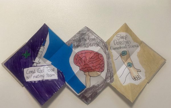 Photo of a zine made by our work experience young people about their time with us